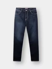 Quần Jean Nam Trơn 5S Fashion Vải Recycled Phom Slimfit QBD23003