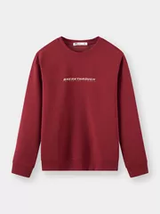 Áo Nỉ Nam 5S Fashion Cổ Tròn In Basic Phom Slimfit MBANI25010