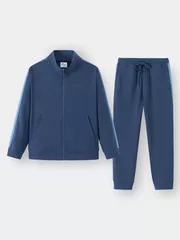 Bộ Quần Áo Nam Cổ Trụ Kéo Khóa Chất Nỉ 5S Fashion BNK23002