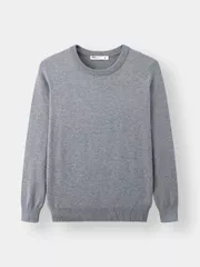 Áo Len Nam Trơn 5S Fashion Slim Fit ALO23005