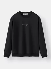 Áo Nỉ Nam Cổ Tròn 5S Fashion In Chữ Phom Slimfit BANI24024