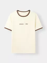 Áo Thun Nữ AWESOME TEE 5S FASHION Vải Cotton Thiết Kế Layer W0ATS26007