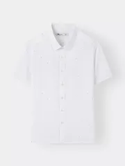 Áo Sơ Mi Nam Họa Tiết 5S Fashion Phom Slimfit ASC25060