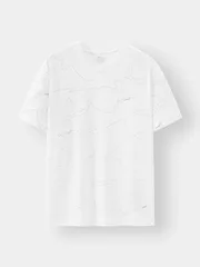 Áo Thun Nam Ngắn Tay Họa Tiết Phom Casual Fit ATS24006