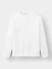 Áo Nỉ Cổ Tròn 5S Fashion In Nổi Slimfit ANO23016