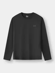 Áo Thun Nam Dài Tay 5S Fashion In Logo Basic Slimfit M0ATH25006