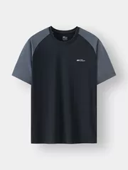 Áo Thun Nam Ngắn Tay 5S Fashion Tay Raglan Slimfit ATS24047