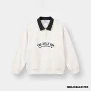 Áo Nỉ Bé Gái 5S FASHION Cổ Polo Phối Thời Trang GBANI26043