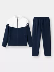 Bộ Nỉ Khóa Nam 5S Fashion Can Phối Phom Regular BNK24015