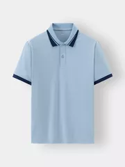 Áo Polo Nam Thể Thao 5S Fashion Bo Phối Màu Regular APC24005