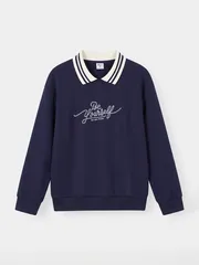 Áo Nỉ Nữ 5S FASHION Cổ Polo Phối Trẻ Trung, Cá Tính WBANI26017
