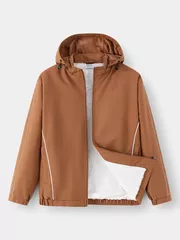 Áo Khoác Gió Nam Lót Lông Mũ Rời 5S Fashion Phom Regular AKG24015