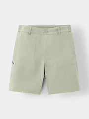 Quần Short Nam Casual Cạp Cúc Phối Chun 5S Fashion Túi Lớn QSC25012