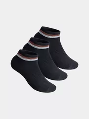 Combo 3 Đôi Tất Nam 5S Fashion Cổ Ngắn Dệt Kẻ Modal 3C-Y0TAT24004