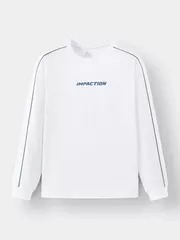 Áo Thun Nam Dài Tay 5S Fashion Cotton Phối Line ATH24003