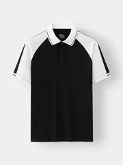 Áo Polo Nam 5S Fashion Tay Raglan Phối Màu Slimfit APC25028