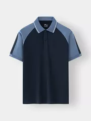 Áo Polo Nam 5S Fashion Tay Raglan Phối Màu Slimfit APC25028