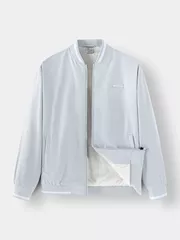 Áo Khoác Bomber Nam 5S Fashion Lót Lông In Logo AKB24017