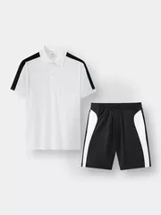 Bộ Quần Áo Thể Thao Nam 5S Fashion Can Phối Phom Slimfit BAPC24005-BQST24005