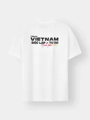 Áo Thun Cờ Đỏ Sao Vàng 5S FASHION In Lưng Phong Cách ATS25100