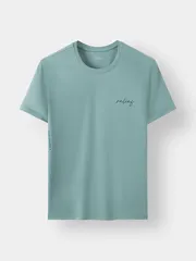 Áo Thun Nam Ngắn Tay 5S Fashion Slimfit In Chữ TSO23029