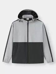 Áo Khoác Gió Nam Can Phối 5S Fashion Tháo Được Mũ BAKG24004