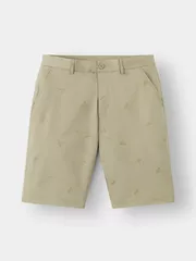 Quần Short Kaki Nam 5S Fashion Họa Tiết Cạp Cúc QSK24012