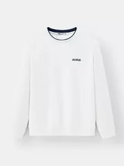 Áo Sweater Nỉ Nam 5S Fashion Cổ Hai Lớp Phối Màu ANI24017