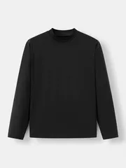 Áo Giữ Nhiệt Nam 5S Fashion Cổ 3 Phân Phom Body AGN24001 