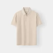 Áo Polo Nam 5S Fashion Cổ Khóa Vải Hiệu Ứng Phom Slimfit M0APC26014