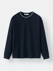 Áo Nỉ Nam Cổ Dệt Hiệu Ứng 5S Fashion Phom Casual BANI24009