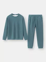 Bộ Quần Áo Nỉ Nam 5S FASHION Trơn Basic Phom Slimfit BNI24025