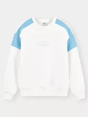 Áo Nỉ Nữ 5S Fashion Can Phối Phom Regular W0ANI25002