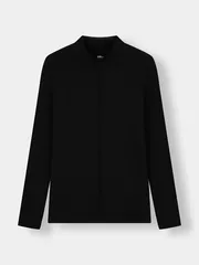 Áo Giữ Nhiệt Nữ Cổ 3 Phân 5S Fashion Cách Điệu W0AGN25001