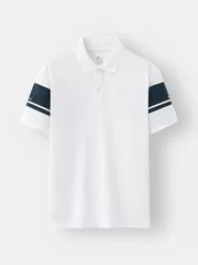 Áo Polo Nam Pique 5S Fashion Can Phối Phom Slimfit APC25043