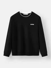 Áo Sweater Nỉ Nam 5S Fashion Cổ Hai Lớp Phối Màu ANI24017