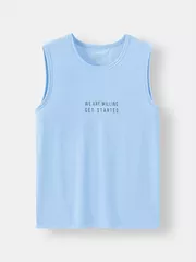 Áo Sát Nách Nam 5S Fashion In Chữ Phom Slimfit ASN24002