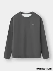 Áo Nỉ Nam S-WARM 5S Fashion Thêu Họa Tiết Phom Slimfit MBANI25013