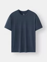 Áo Thun Nam Thể Thao 5S Fashion Dệt Jacquard Họa Tiết Regular ATS25052