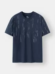 Áo Thun Nam Ngắn Tay 5S Fashion Cotton In Họa Tiết Casual ATS24004