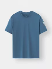 Áo Thun Nam Thể Thao 5S Fashion In Khỏe Khoắn Slimfit ATS25036