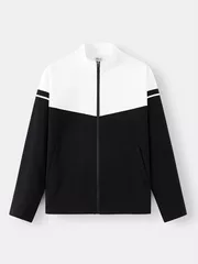 Áo Nỉ Nam Zipper 5S Fashion Can Phối Regular BAKN24015