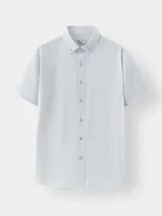 Áo Sơ Mi Nam Ngắn Tay 5S Fashion Casual Kẻ Sọc ASC25027