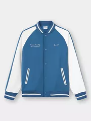 Áo Khoác Bomber Nam 5S Fashion Vải Nỉ Phom Regular M0ABF25001