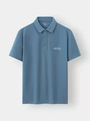 Áo Polo Nam 5S Fashion Hiệu Ứng In Chữ Slimfit APC25012