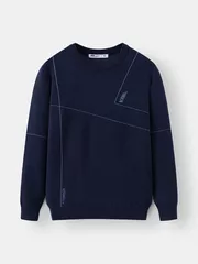 Áo Len Nam Họa Tiết 5S Fashion Phom Slimfit ALE24002