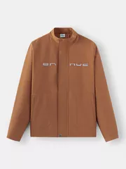 Áo Khoác Thời Trang Nam 5S Fashion Cổ Trụ In Chữ Slimfit AKH24008