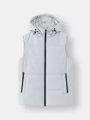 Áo Khoác Chần Bông Gile 5S Fashion Có Mũ Tháo Rời Basic APH24025