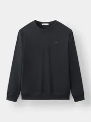 Áo Nỉ Cổ Tròn 5S Fashion Trơn Slimfit ANO23030