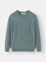 Áo Len Nam Họa Tiết 5S Fashion Phom Slimfit ALE24003